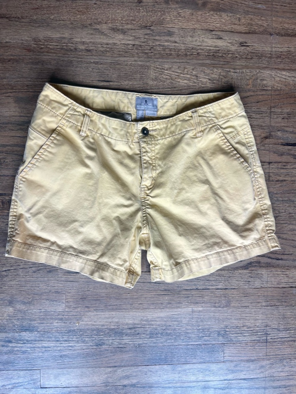Royal Robbins Women's Yellow Chino Shorts